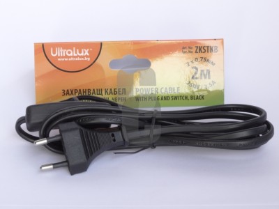 Кабел с щепсел и ключ - ЧЕРЕН                                                                                                                                                                                                                                                                               